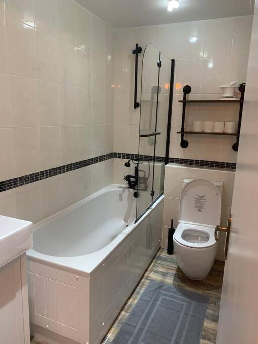 Cosy One Bed Flat Free Parking Lägenhet Send Exteriör bild